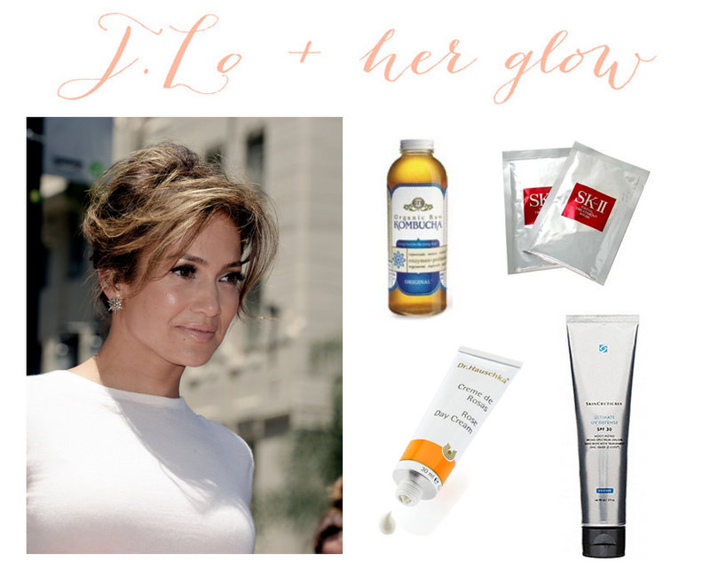 Jennifer Lopez and Her Glowing Skin