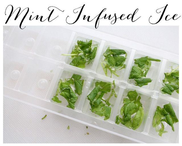 Try This: Mint Infused Ice Cubes