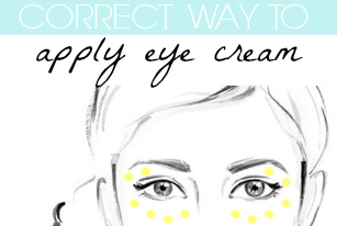 How To Apply Eye Cream