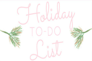 Holiday To-Do List